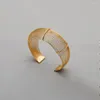 Bangle europeisk överdriven ins geometriska linjer spets vintage domstol öppen armband kvinnor dubai brud gyllene manschett