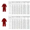 Pyjama's Red Kerstmis Baby Boy Girl Warm Familie Pyjama Sets Golden Velvet Kids Match Pyjamas Kinderen Kleedkleding Toddler PJS 230222