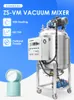 ZONESUN Vacuum Mixer Heating Cosmetic Food Processing Equipment For Hollandaise Sauce Mayonnaise Lotion Cream Pretreatment Production ZS-VM500