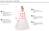 Винтажная принцесса цветочные девушки платья кружевными 3D цветами Специальный случай для свадебных платья детские платья для причастия платья для общения