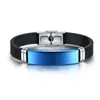 Bangle 2023 Bracelet Leather Stainless Steel Silicone Bracelets For Men Women Religious Jewelry Gift Drop