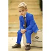 Giyim Setleri Boy'un Düğün Smokin Resmi Blazer Set Pantolonları Çocuklar Düz Renkli Uygun Özel Ceket 2 Parça W0222
