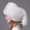 Berets zima damska skórzana kapelusz nausza rosyjska lei feng cap szop szczęka futra bluzak moda HJL-01-SBERETS beretsberets