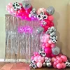 Другие мероприятия поставляют 116pcs Cowgirl Bachelorette Balloons Garland Arch Kit с диско 4d Foil Ballon для свадебного украшения на день рождения 230221