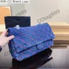 CC Cross Body Vintage مخصصة للسيدات Maxi Denim أكياس الفضة سلسلة الأدوات التطريز Crossboys حقيبة مصممة كبيرة الحجم الفاخر حقائب اليدين