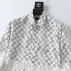 Camisa de vestido masculino de grife casual camiseta de seda esbelta Camiseta longa Casual Casual Roupas Business Men xadrez asiático Camisa estampada Asiático M-3XL #888888888