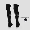 5PC Socks Hosiery Compression Socks Antislip Sile Open Toe Compression Stockings Knee High Stockings Graduated Calf Shaping Women Long Socks Z0221
