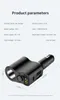 Mobiltelefonladdare bil cigarettändare sockeleffekt adapter C03 Dual USB Fast Charge Car Charger Spänningsdetektering
