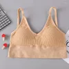 Yoga outfit Sports BH Base Vest Samla liten Sling Girl Tank High Impack Suppor Underwear Wrapped Chest Tube