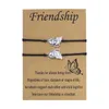 Link Bracelets Chain Lucky Butterfly Charm Friends Friendship Long Distance Matching Bangles Birthday GiftsLink