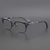 2024 CH Cross Frames Designer Heart Men Eyeglass Pure Titanium Gold Plate Myopia Brand Chromes Solglasögon av kvinnor Glasögon 59 Bra online