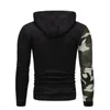 Men's Hoodies Brand Creative Fashion Leisure Personality Splicing Sports Vacation Camouflage Business Mens