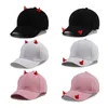 Beret Boys Devil Horn Denti Caps Regolabili Baseb