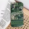 Green Forest Luxury Designer Phone Case Classic Letter Fashion Brand Shockproof Phones Cases High Quality For iPhone 18 17 16 15 15Pro 14 14Pro 14Plus 12 13 Pro Max
