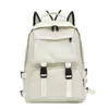 Sacs d'école Fashion Nylon Femmes Sac à dos 2023 Femme Simple pour les filles Tenage Double épaule Voyage