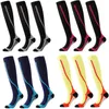 5PC Chaussettes Bonneterie 3 Paires Ventes En Vrac Compression Chaussettes De Cyclisme Respirant Hommes Et Femmes Sports Football Basketball Running Hommes Chaussettes De Compression Z0221