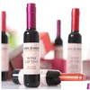 Lip Gloss Bottiglia di vino rosso Tinta opaca Impermeabile lucidalabbra a lunga durata Idrata rossetto liquido cosmetico 6 colori Consegna a goccia Hea Dh7Qa