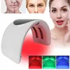 M￡quina de m￡scara facial de m￡scara facial de PDT LED 7 Cores Face Whitening Skin Rejuvenescimento Terapia L￢mpada Terapia Device de Beleza Sal￣o M￡quina