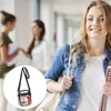 Dagpakketten Clear Stadium Bag Tassen voor dames Portemonnees Mannen Extra binnenzak Crossbody Verstelbare riemconcert