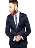 Herenpakken blazers veiai op maat gemaakte marine bule nieuwste jas pants ontwerpen bruidegom tuxedos bruidegomsman man pak mannen bruiloft jasetjes 230222