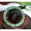Brangle Natural Green 56-64 mm Bijoux de bracelet de pierre précieuse jadeite jadeite