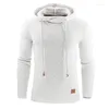 Heren Hoodies Men Kleding Autumn en Winter Europe De Verenigde Staten Jacquard Long Sleeve hoodie Warm Hooded Coat