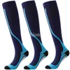 5PC Chaussettes Bonneterie 3 Paires Ventes En Vrac Compression Chaussettes De Cyclisme Respirant Hommes Et Femmes Sports Football Basketball Running Hommes Chaussettes De Compression Z0221