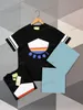 xinxinbuy Hommes designer Tee t-shirt 23ss Paris Sleeve stripe manches courtes coton femmes Noir bleu Blanc Kaki XS-L