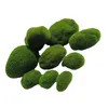 Garden Decorations Stones Fake Faux Green Artificial Decoration Stone Aquarium Tank Ornament Decor Mossy Filler Craft Terrariums