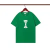 Maglietta di lusso per uomo e donna Stampa lettera Design Top T-shirt in cotone sciolto Abbigliamento estivo