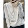 Kadın Sweaters Sonbahar ve Kış Kadınlar Big V-Guth Kimono Pure Yün Örme Külkü Retro Moda Gevşek Modaya Dönüştü Koreli Versiyon Haddelenmiş Top 230222