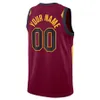 CLE Clevelands Camisas de basquete personalizadas Donovan Mitchell Darius Garland Evan Mobley Jarrett Allen Ricky Rubio Caris Levert Kevin Love Okoro City Jersey