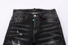 DSQ Black Slim Men Jeans Classic broek Hip Hop Rock Moto Designer broek Distressed Skinny Denim DSQ2 Biker Jeans 6915