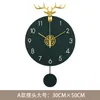 Corloges murales Eueope Metal Clock Mécanisme Home Deccore 3d Iron Watch Sticker Mural For Living Room Kids Decoration saat Relojes de Pared