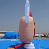 Ballon gonflable géant de saucisse de bande dessinée de hot-dog gonflable de la publicité mignonne pour la promotion