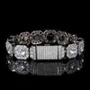 Hotsale Hip Hop Jewelry Men 10mm Flip Cover Iced Out Vvs Moissanite Diamond Bracelet Sier Bling Rock Candy Tennis Chain for Women