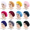 Beanies Beanie/Skull Caps Unisex Adult Adult Cap Women Velvet Elastic Wide Band Turban Casuare Bonnet Hair Care Hat Night Sleep Headwrap Men