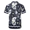 2023メンズデザイナーシャツ高級ブランドメンズファッション幾何学的なプリントボウリングシャツハワイフローラルカジュアルシャツ