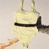 بدلة سباحة نسائية مصممة من قطعة واحدة ملابس سباحة بكتف مرفوع لأعلى لباس سباحة لحفلات الإجازة