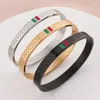 Bangle ZG Prodotti di tendenza Bracciale per coppie Versione in acciaio al titanio Fibbia Ins Style Light Luxury Stainless Lover