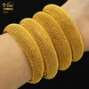 Pulseira ANIID Dubai Banhada a Ouro Bangles Para Mulheres Árabe Luxo Charme Pulseira Cuff Nigéria Jóias de Casamento Presentes de Festa