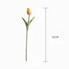 Fleurs décoratives 5pcs Tulipe PU Fleur Artificielle Real Touch Bouquet Faux Pour La Décoration De Mariage Fête D'anniversaire DIY Maison Fournitures De Jardin