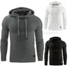 Heren Hoodies Men Kleding Autumn en Winter Europe De Verenigde Staten Jacquard Long Sleeve hoodie Warm Hooded Coat