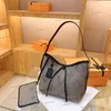 sacola Bolsas de grife carteira Moda Totes bolsa mensageiro bolsa de ombro feminina Bolsas femininas Compostas de alta capacidade Bolsas de compras louiseitys viutonity lattice MM