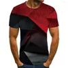 T-shirts masculins 2023 Été à manches courtes t-shirt masculin boy fille enfant Tee vêtements mode décontracté 3d imprimé cool ciel étoilé