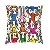 Kussen Haring Keith Haringheart Luxe worp Covers Home Decoratief patroonauto