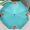 고급 자동 접이식 우산 디자이너 Bule 고품질 나무 손잡이 선생님
