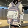 Skolväskor mode kawaii student skolväska ryggsäck flickor axel väska kvinnor vattentäta tonåringar bokväska söt bärbar dator mochila reser ryggsäck