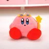 Animaux en peluche jeu Anime mignon étoile Kirby peluche poupée jouet filles sac pendentif décoration E10