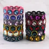 Bangle 10 MM ZWPON Small Dot Paint Glass Crystal Braccialetti elastici per le donne 2023 Gioielli con ciondoli rotondi autunnali